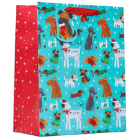 Partisan 6 Pack Gift Bag Christmas Pups Large