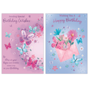Poppyhill 12 Pack Cards C50 Birthday Open