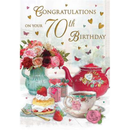 Regal 6 Pack Cards C75 Everyday Birthday Age 70