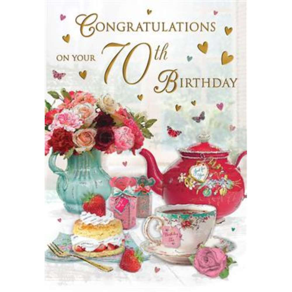 Regal 6 Pack Cards C75 Everyday Birthday Age 70