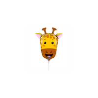 Giraffe Animal Head 14" Foil Balloon