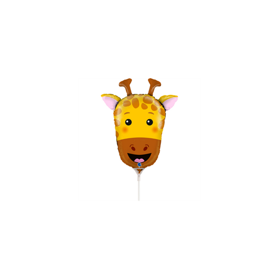 Giraffe Animal Head 14" Foil Balloon