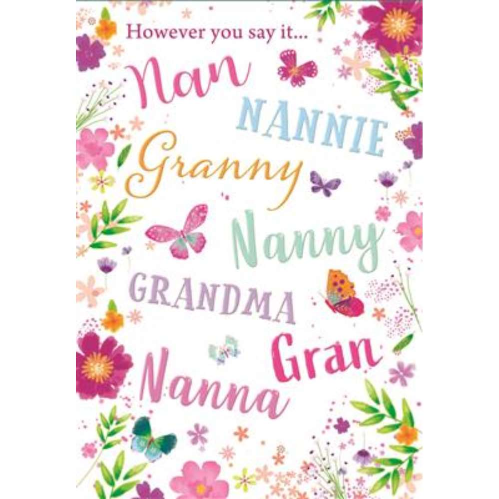 Simon Elvin C50 Birthday Grandma 6pk