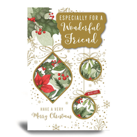Prelude 6 Pack Cards C75 Christmas Friend Baubles