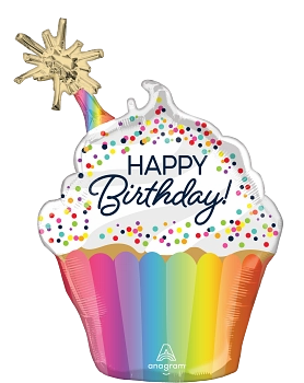 Anagram Confetti Sprinkle 31" Foil Balloon