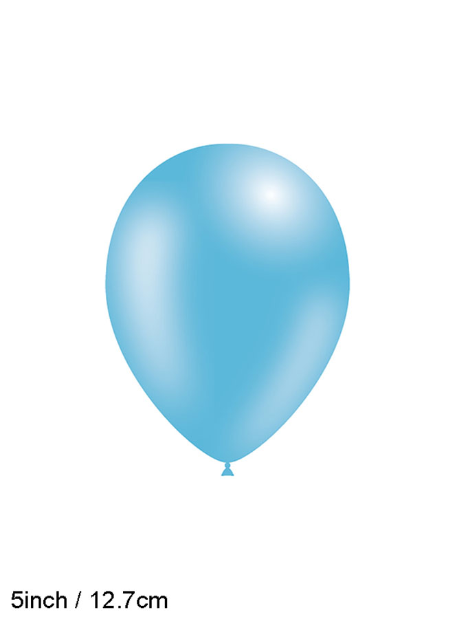 Decotex Pro Metallic Light Blue 5" Latex 100pk