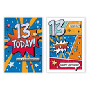 Poppyhill C50 Birthday Age 13 12pk