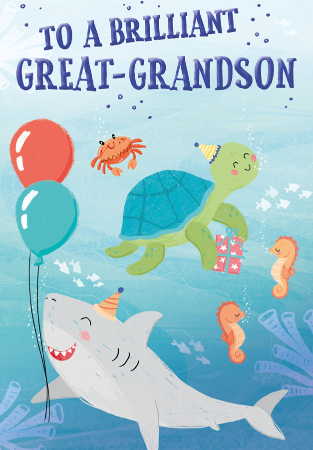 Poppyhill C50 Birthday Great-Grandson 12pk