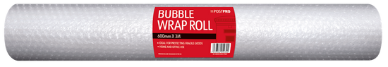Bubble Wrap Roll Extra Large 600mmx3m