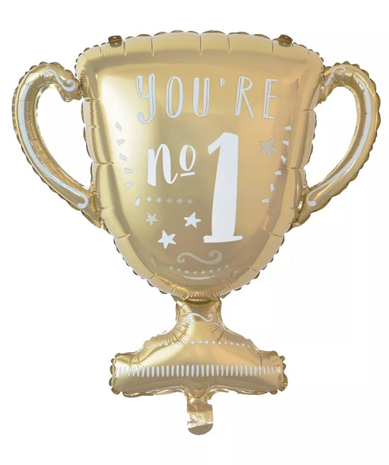 No.1 Trophy 31" Foil Balloon