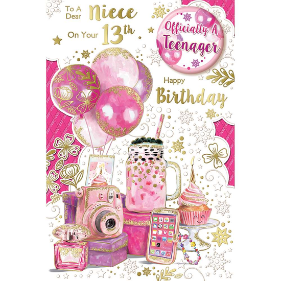 Xpress Yourself C75 Birthday Age 13 Niece 6pk