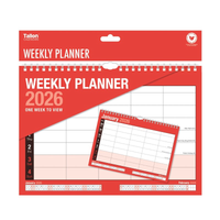 Calendar WTV Red & Black 2027 12pk
