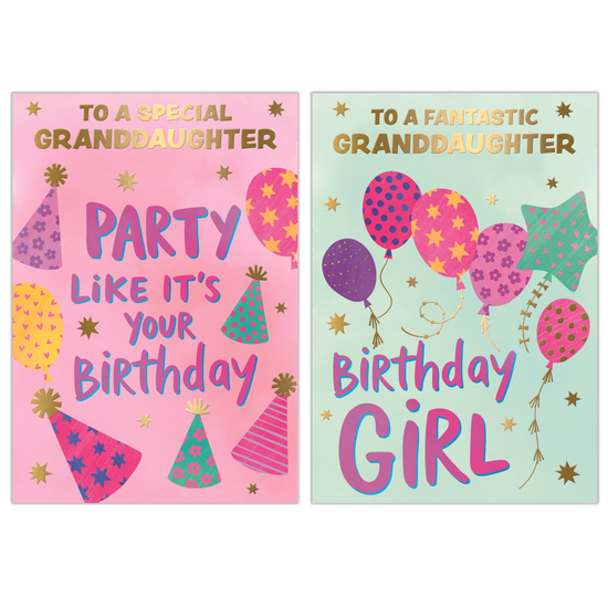 Poppyhill C50 Birthday Granddaughter 12pk