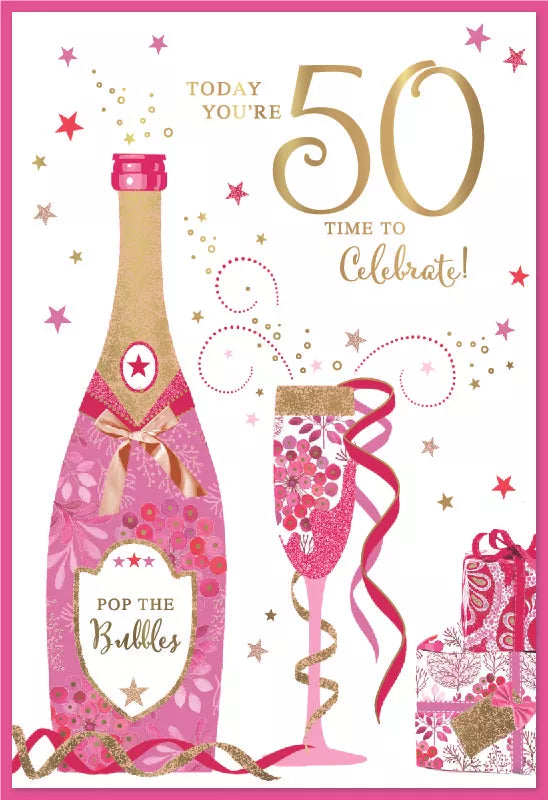 Simon Elvin C50 Birthday Age 50 6pk