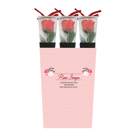Soap Roses 40cm 9pk