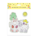 Eurowrap 12 Pack Window Stickers Easter