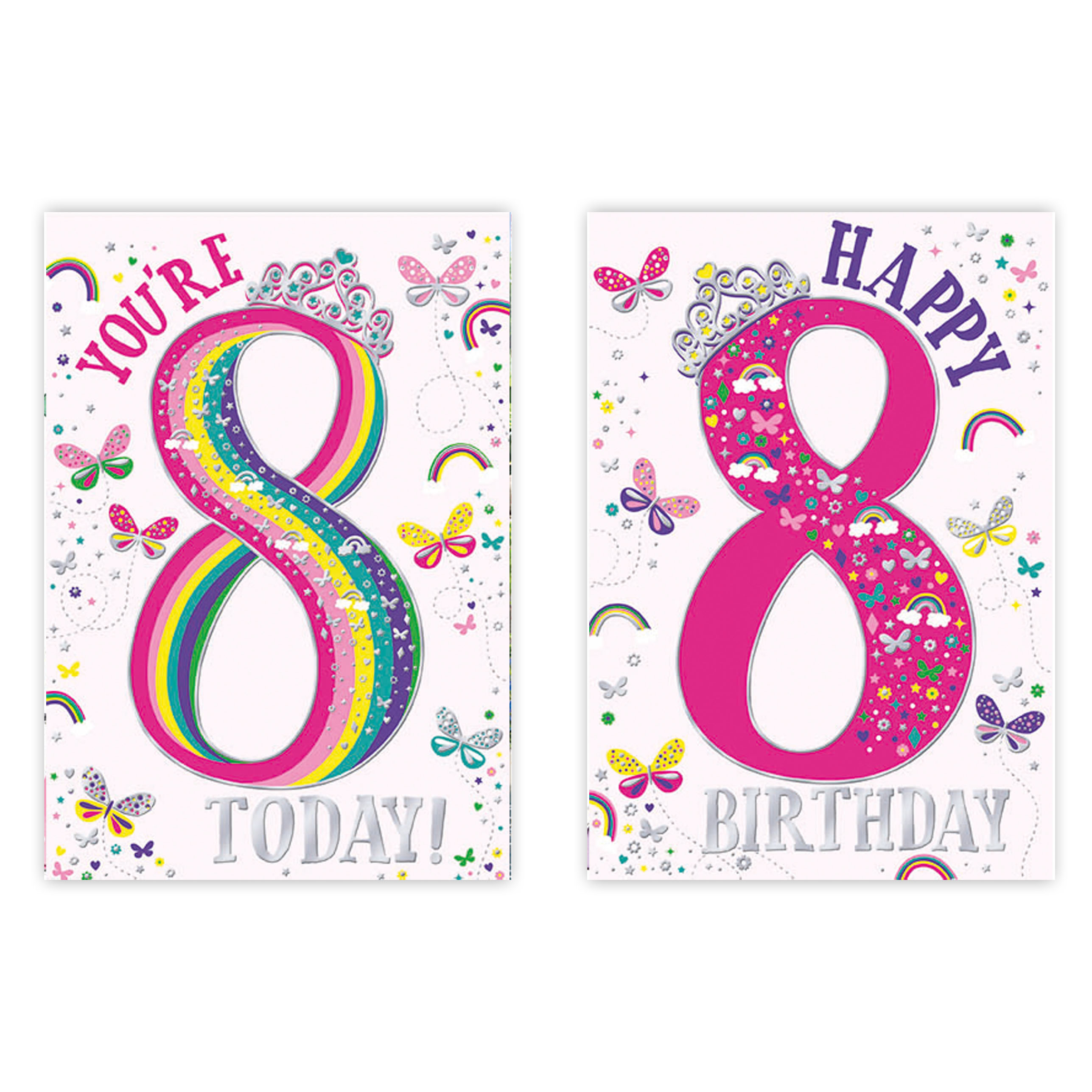 Poppyhill C50 Birthday Age 8 12pk
