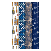 Eurowrap 49 Pack Rollwrap Male Birthday 3m