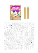 Henbrandt Colouring Set & Pencils Unicorn A6