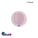 Grabo Foil Balloon Pastel Pink Round 4"