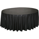 Unique Tablecover Midnight Black Round 84