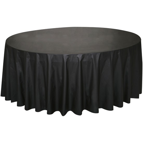 Unique Tablecover Midnight Black Round 84
