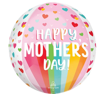 Anagram Mother's Day Stripes 16" Orbz Balloon