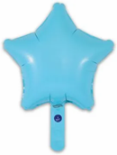 Oaktree 5 Pack Foil Balloon Matte Blue Star 9