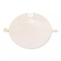 Gemar 100-pack linen-colored 6-inch latex balloons for decorating, made by Gemar, perfect for festive celebrations and events.