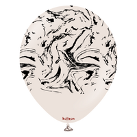Kalisan Space Nebula White Sand/Black 12" 25pk