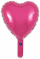 Oaktree 5 Pack Foil Balloon Pink Heart 9