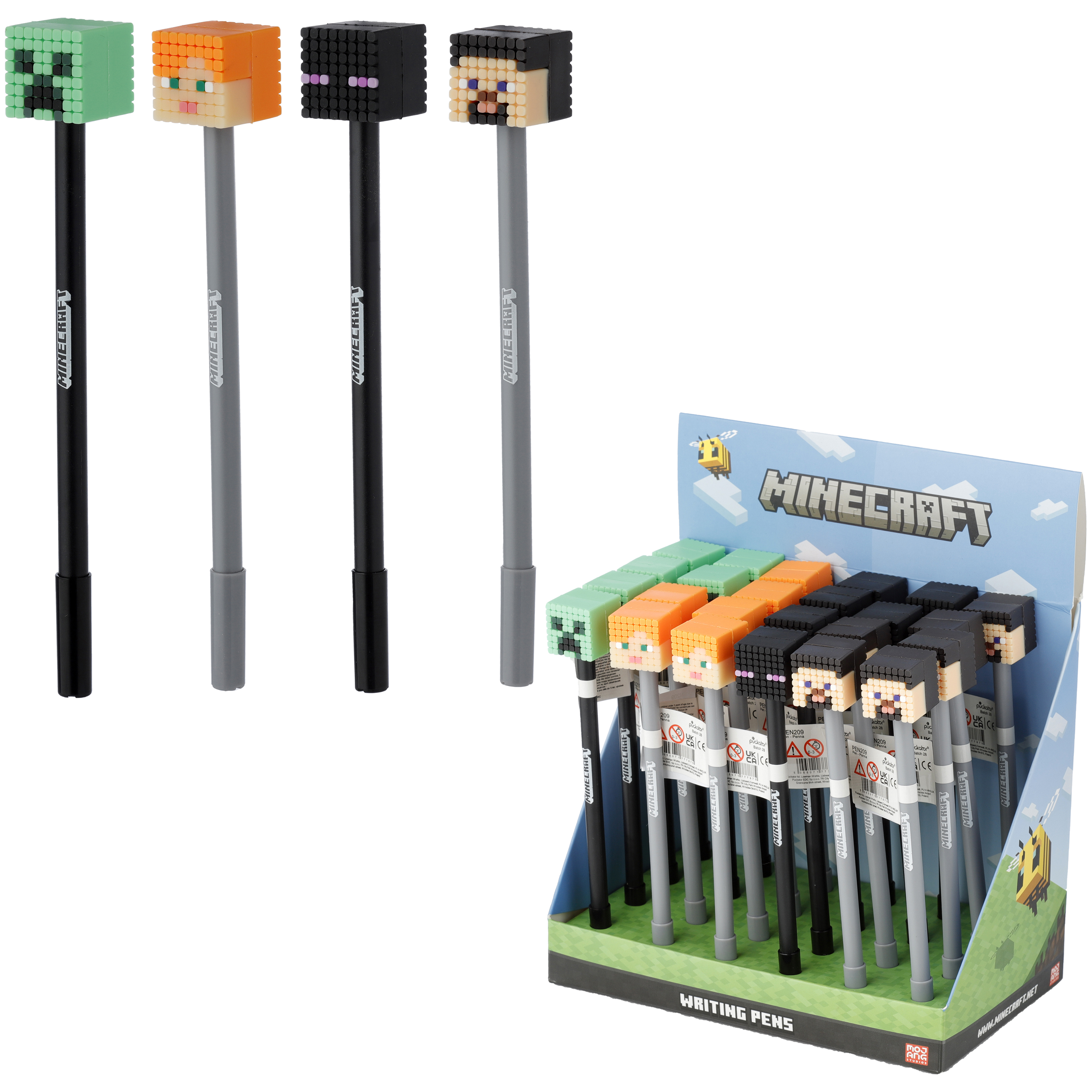 Minecraft Writing Pen W/Topper (Design May Vary)
