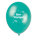 6 x 8pk Latex Balloons Bon Voyage