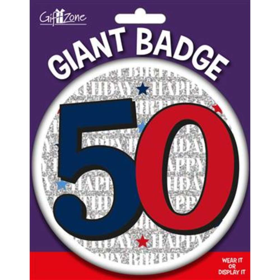 Big Badge Age 50 Male 6pk