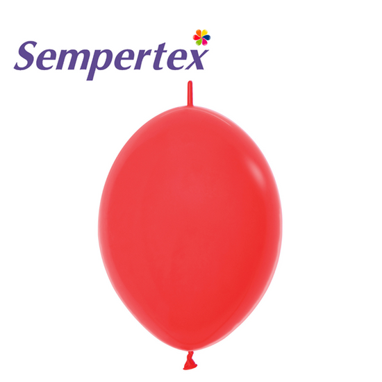 Sempertex Fashion Red 12" Link-O-Loon 50pk