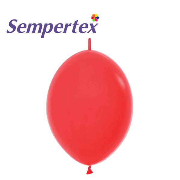 Sempertex Fashion Red 12" Link-O-Loon 50pk
