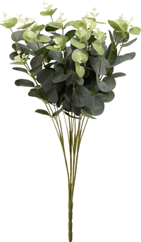 Eleganza Eucalyptus Bush Frosted Green 16 Head