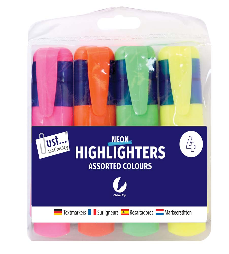 Chunky Highlighters 4pk