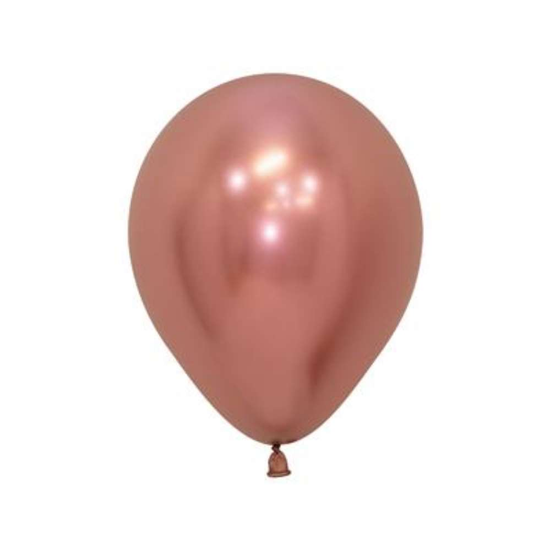 Sempertex Reflex Rose Gold 5" Latex Balloons 50pk