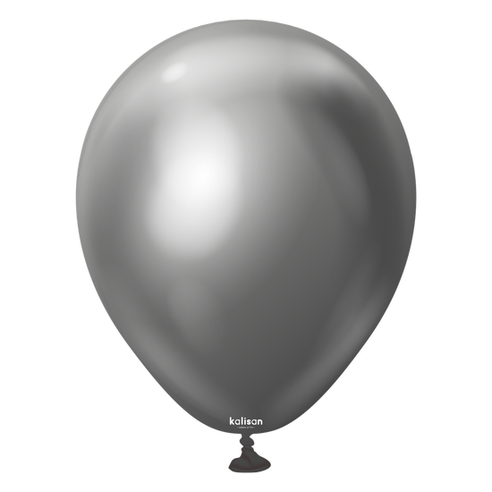 Kalisan Mirror Space Grey 5" Latex Balloons 100pk