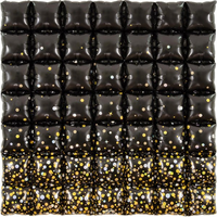 Sparkling Fizz Black & Gold 36" Waffle
