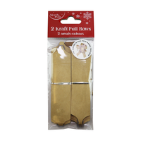 Eurowrap 2 Pack Pull Bows Kraft