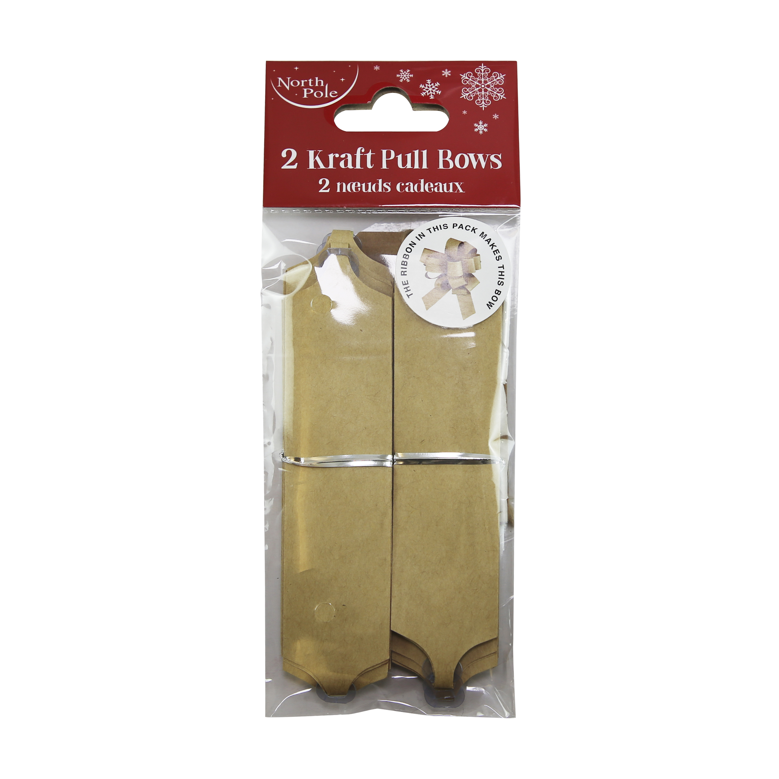Eurowrap 2 Pack Pull Bows Kraft