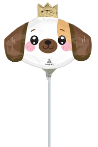 Anagram Kawaii Puppy 11" Air Fill Foil Balloon