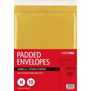 10pk Padded Envelopes Size H 270x360mm Manilla