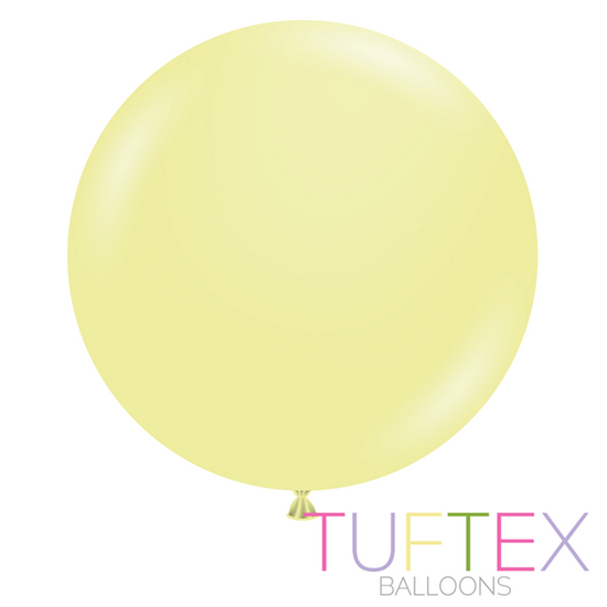 Tuftex Standard Lemonade 36" Latex Balloons 10pk