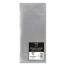 Eurowrap 4 Sheet Tissue Paper Metallic Silver