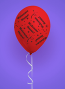 8pk Latex Balloons Welcome Home