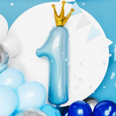 Party Deco Foil Balloon Blue 35" Number 1