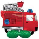 Fire Engine Truck 50" AirLoonz Foil Balloon